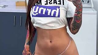 Big Titty Latina Fingering Wet Pussy To Wild Orgasm Before Work