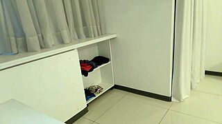 The cleaning girl encounters a pervert obsessed with her big ass and big cock desires involving a brunette latina