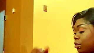 Hot creamy sex in living room