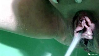 Mature Russian Girl Feels Intense Squirt and Pissing