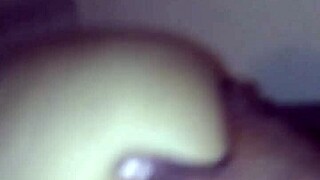 She performs oral skills expertly on him in homemade setting