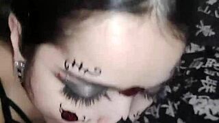 i gave wellington prado a deep blowjob on his monster cock and got my face covered in cum