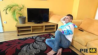 pie4k's pajama party turns into a creampie-filled fuck fest with the girlfriend