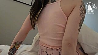 Little 18+ Step Sister India Reece Enters Room For Creampie With Indian Brunette Pornstar