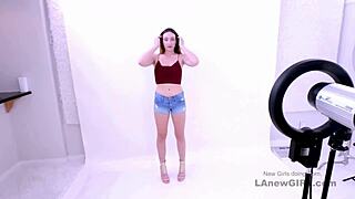 timeless brunette goddess gets fucked at a modeling audition