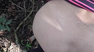 Hot Girl Fucks in the Park, Makes Guy Cum, Keeps Fucking