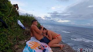 Did you see this couple getting caught fucking on Sao Paulo beach?