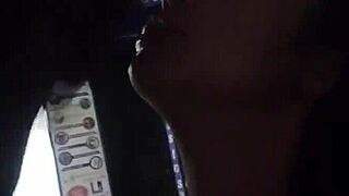 i feel so overwhelmed as this blonde brazilian brunette crossdresser pulls off the cover right there on the street