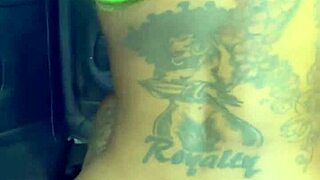 big black cock gets sucked sloppy in the cls 500