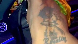 big black cock gets sucked sloppy in the cls 500