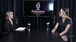 Naomi Campos In Sheer Red Lingerie