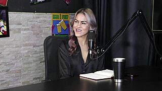 Naomi Campos In Sheer Red Lingerie