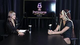 Naomi Campos In Sheer Red Lingerie