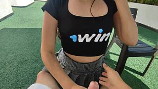 a hot afternoon fucking my cute latina stepsister doggystyle in panties, her beautiful ass bent over for the first time in a hotel room 😘