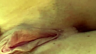 Intriguing Very Horny Tattooed Brunette Masturbates With Anal Plug and Dildo Until Wet Orgasm in Lingerie