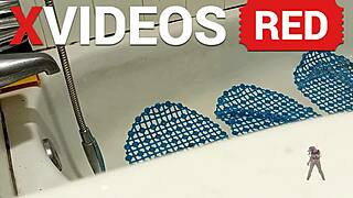 Real Amateur Ebony Legs Showering Naked With Long Beautiful Legs