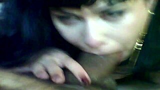 2000s Camcorder Captures Hookup Sex Tape with Arson Leigh, Featuring Big Black Cock and Cum in Mouth