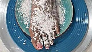 Why do you want to eat these beautiful barefoot feet in homemade fetish?