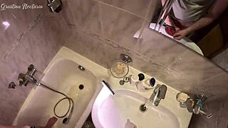 Husband gave me a hairless haircut in the shower, then fucked me hard.