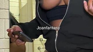 Joanfantasy enjoys solo masturbation with toys in the bathroom