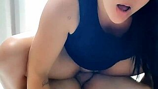 Naughty japanese girl rides virgin stepson's hard cock with her wet pussy