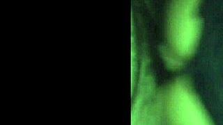 Brunette Exhibitionist Shows Ass and Small Waist in Trailer