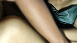 Married Brazilian woman secretly gives pussy to husband's friend backstage