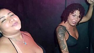 Half sister excited at gloryhole, sucking strangers