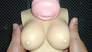 trio kissy y dolly blowjob anal sex ass to mouth cum on tits