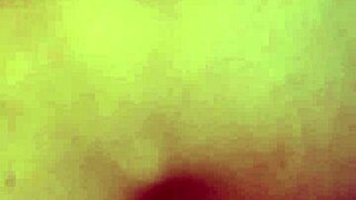 horny asian wife sucks huge cock at home