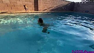 Pool Side BJ in 4K - Thefoxxxlife POV