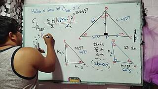 Asian student nerd in bedroom threesome!