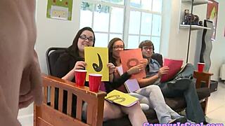 sweet college coeds share dorm stories.