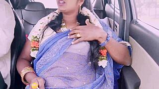 Beautiful Housewife's Romance With Car Driver In Telugu