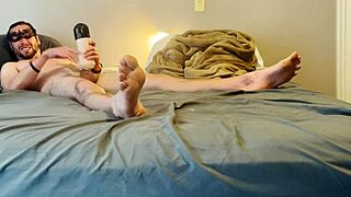 My First Video With Stroking Vibrating Blowjob Toy