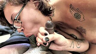 former ghetto gagger moans bent over