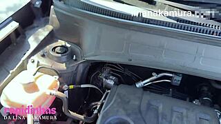 Novinha Asiática Fode No Meio Da Rua Com Mecânico Bbc Sem Camisinha - Lina Nakamura - John Coffee