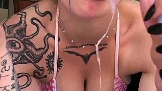 Malafalda Rides Monster Dildo