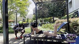 Stacxxxs presents a day at the pool with hawaiian angel