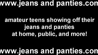 Teasing you with my tiny panties, wanna see more?