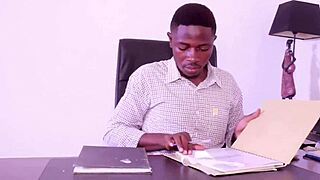 Blacked Brunette Loves Rough BBC in Office POV with Monster Cock and Big Black Cock