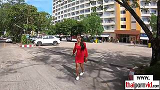 hot big boobed amateur thai teen polly with european cock in a playful encounter