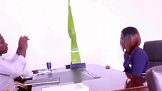 Blacked Brunette Loves Rough BBC in Office POV with Monster Cock and Big Black Cock