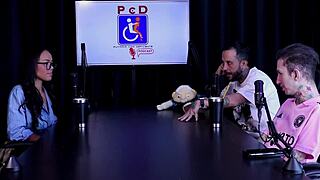 Alice Vasconcelos Strips In Lingerie Showing Big Tits And Talking About Bisexuality When Drunk