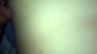 Asian milf with shaved tits and ass in fetish pussy play