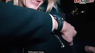 Blonde Sandy Feels Passion In Outdoor Erotic Encounter.