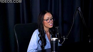 Alice Vasconcelos Strips In Lingerie Showing Big Tits And Talking About Bisexuality When Drunk