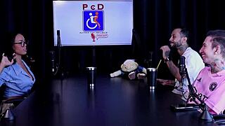 Alice Vasconcelos Strips In Lingerie Showing Big Tits And Talking About Bisexuality When Drunk