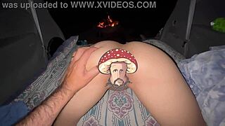 destroying her pussy in holidays with muff diving