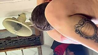 novinha branquinha gets slapped and fucked by big cock guy in wet pussy scene